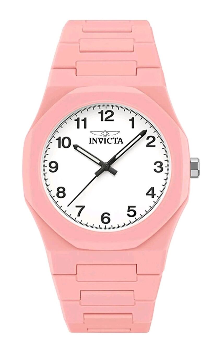 70389 Invicta Celestial Sintix Pink Lady Unisex 40mm White Face Watch- FUN!